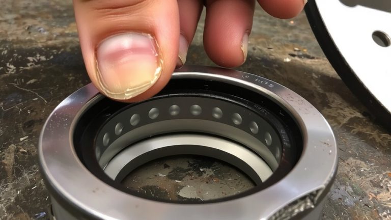 tactile detection of bearing pitting