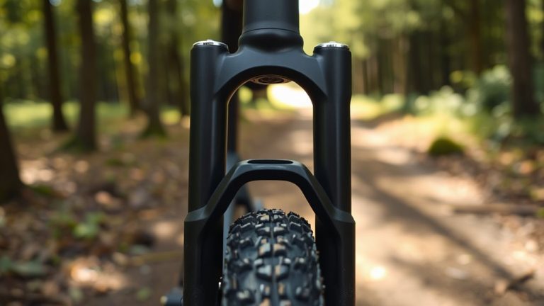 thru axle forks for trails