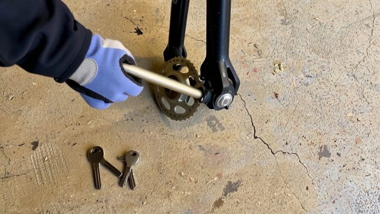 tightening skewers after fork removal