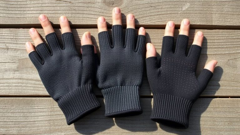 top three finger gloves