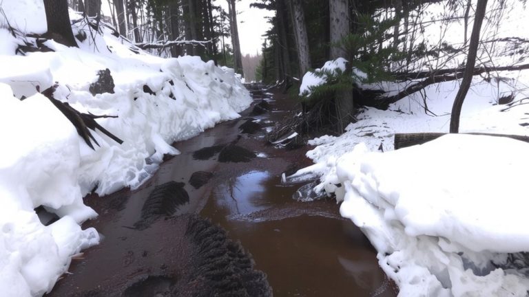 trail conditions and temperature swings