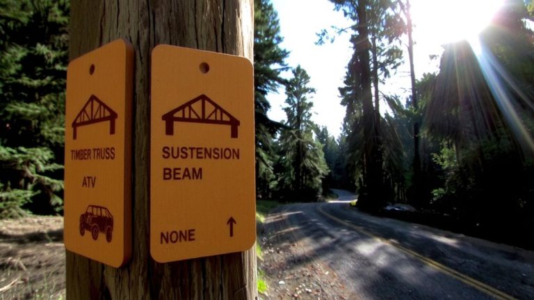 trail descriptions bridge identification