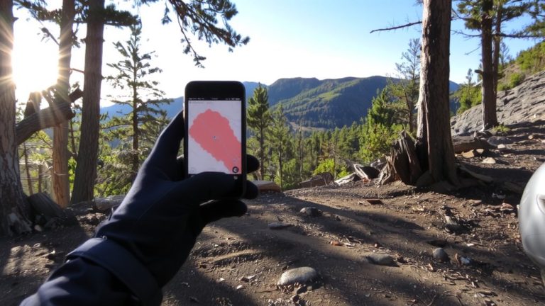 trailforks cell service mapping