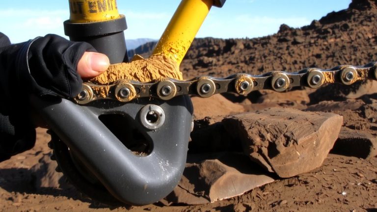 volcanic soil chain lubrication