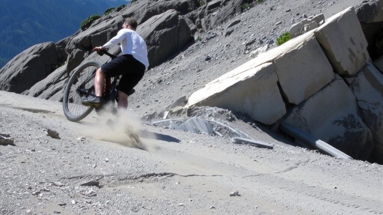 weight distribution enhances downhill control