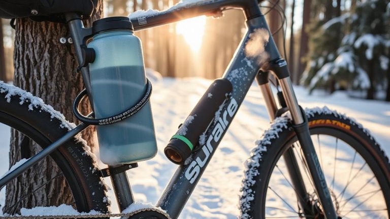 winter mountain biking hydration