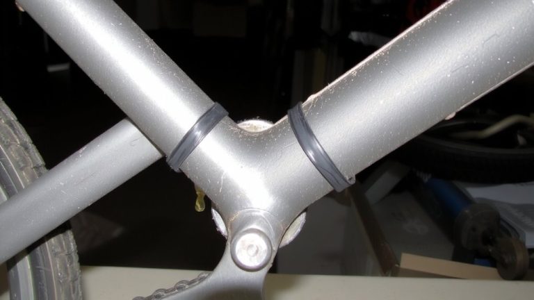 zip tied chainstay protectors stop slap