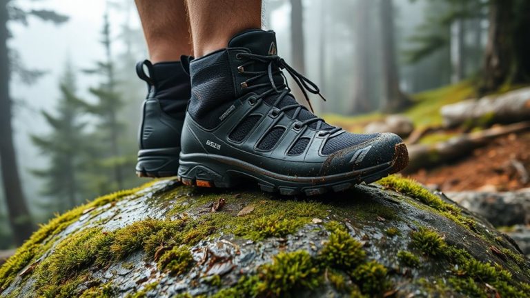 ankle supporting mountain bike shoes
