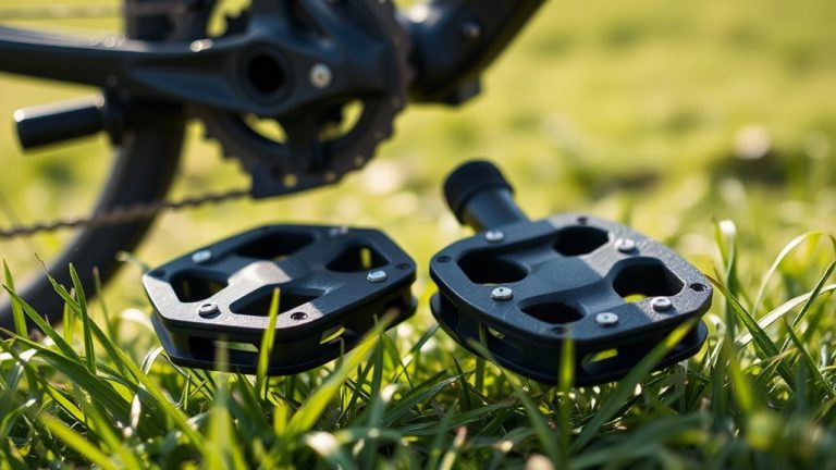 smooth lightweight composite pedals
