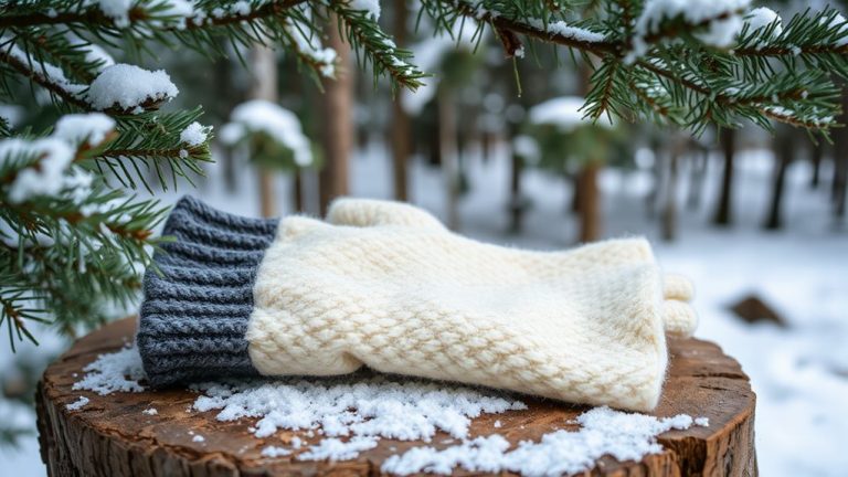 warm wool gloves